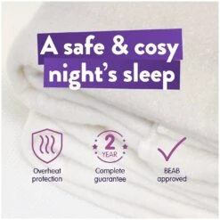 Slumberdown Essentials Electric Underblanket - Small Double -Home Sales Store 9169131 R Z011A