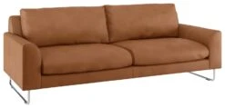 Habitat Lyle Leather 3 Seater Sofa - Tan -Home Sales Store 9170539 R Z008A