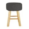 Habitat Sophie Small Fabric Stool - Charcoal -Home Sales Store 9178029 R Z001A