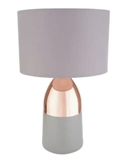 Habitat Pluto Touch Table Lamp - Copper & Grey -Home Sales Store 9179846 R Z001C