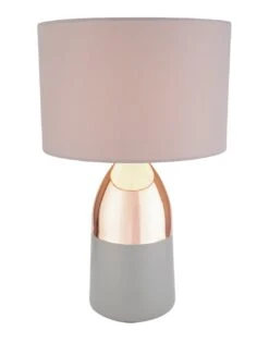 Habitat Pluto Touch Table Lamp - Copper & Grey -Home Sales Store 9179846 R Z002A