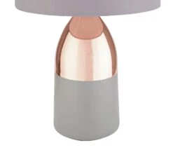 Habitat Pluto Touch Table Lamp - Copper & Grey -Home Sales Store 9179846 R Z003A