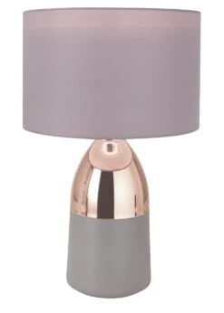 Habitat Pluto Touch Table Lamp - Copper & Grey -Home Sales Store 9179846 R Z005A