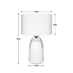 Habitat Pluto Touch Table Lamp - Copper & Grey -Home Sales Store 9179846 R Z020A