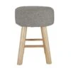 Habitat Sophie Small Fabric Stool - Light Grey 1 Habitat Sophie Small Fabric Stool - Light Grey -Home Sales Store 9180873 R Z001A