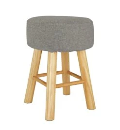 Habitat Sophie Small Fabric Stool - Light Grey 9 Habitat Sophie Small Fabric Stool - Light Grey -Home Sales Store 9180873 R Z002A