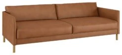 Habitat Hyde 3 Seater Leather Sofa Bed - Tan -Home Sales Store 9185005 R Z009A