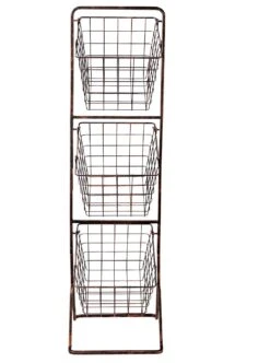 Habitat 3 Tier Antique Finish Vegetable Stand 10 Habitat 3 Tier Antique Finish Vegetable Stand -Home Sales Store 9185885 R Z002A