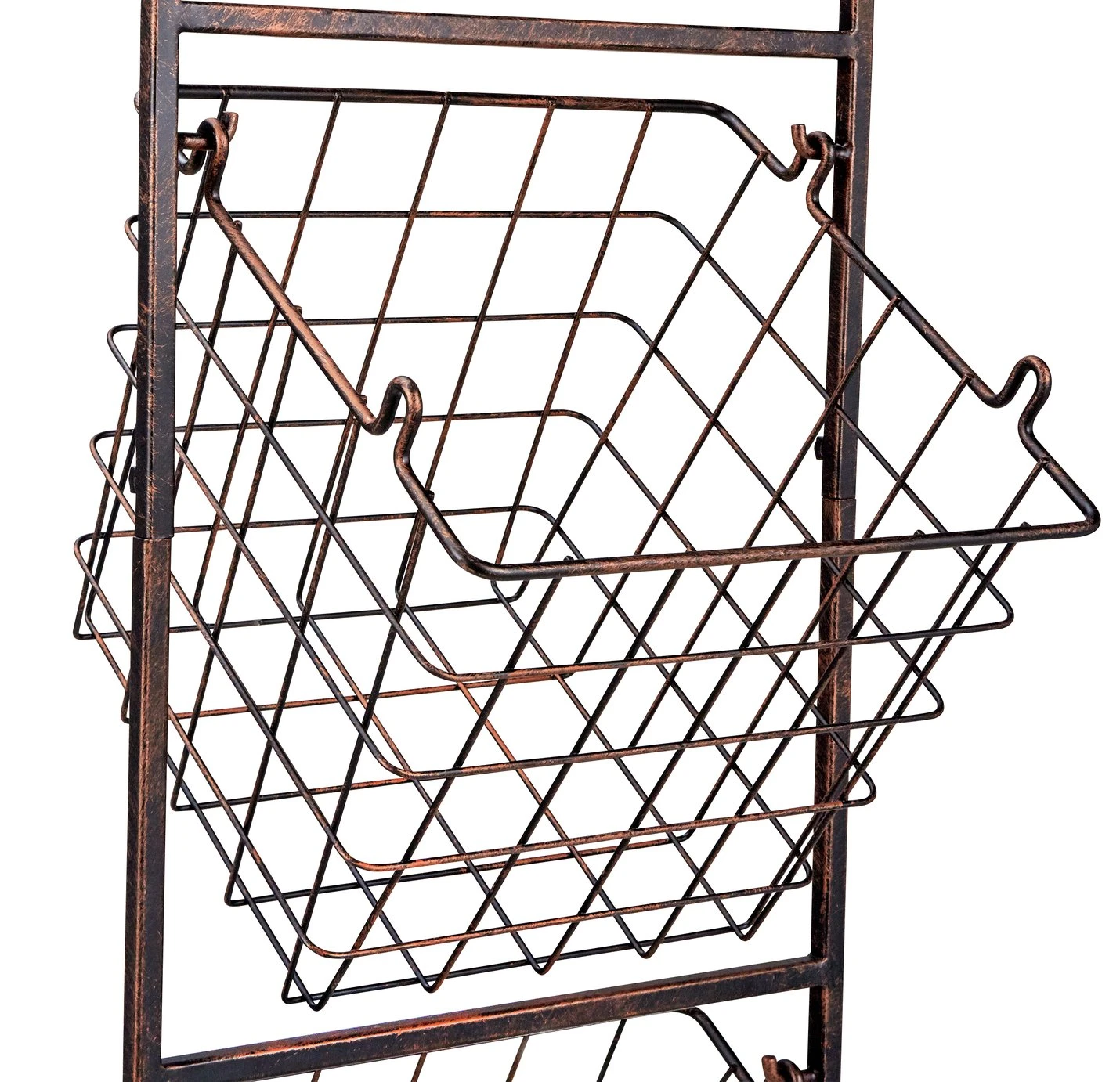 Habitat 3 Tier Antique Finish Vegetable Stand 6 Habitat 3 Tier Antique Finish Vegetable Stand - Image 4