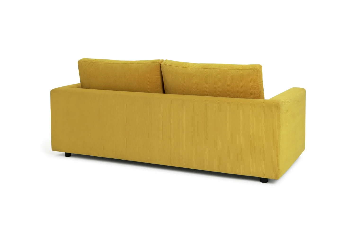 Habitat Brixley Fabric 3 Seater Sofa - Yellow 8 Habitat Brixley Fabric 3 Seater Sofa - Yellow - Image 6