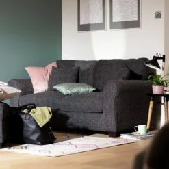 Habitat Lisbon Small Double Fabric Sofa Bed - Charcoal -Home Sales Store 9198786 R Z001C