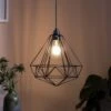 Habitat Kanso Wire Pendant Shade - Black -Home Sales Store 9199462 R Z001A