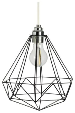 Habitat Kanso Wire Pendant Shade - Black -Home Sales Store 9199462 R Z001C