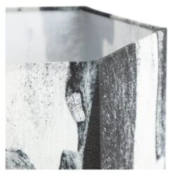 Habitat Whiteleaf Printed Column Floor Lamp - Black & White -Home Sales Store 9201910 R Z002A