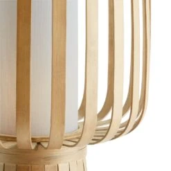 Habitat Achille Bamboo Table Lamp - Natural & White -Home Sales Store 9202256 R Z002A