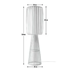 Habitat Achille Japonica Floor Lamp - Ash -Home Sales Store 9202270 R E001