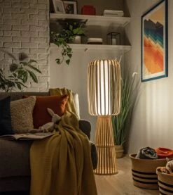 Habitat Achille Japonica Floor Lamp - Ash -Home Sales Store 9202270 R Z001C