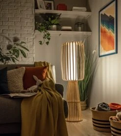 Habitat Achille Japonica Floor Lamp - Ash -Home Sales Store 9202270 R Z003C