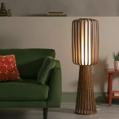 Habitat Achille Floor Lamp - Walnut -Home Sales Store 9202483 R Z001C