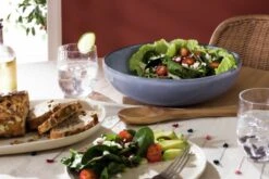 Habitat Evora Stoneware Serving Bowl - Blue -Home Sales Store 9204216 R Z001C