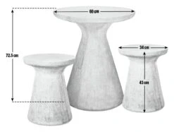 Habitat Milton 2 Seater Fibrestone Garden Bistro Set - Grey 10 Habitat Milton 2 Seater Fibrestone Garden Bistro Set - Grey -Home Sales Store 9208030 R E001