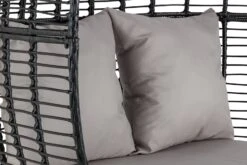 Habitat Kora 2 Seater Egg Bench - Black -Home Sales Store 9210822 R Z003A