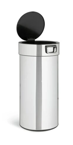 Habitat 30 Litre Round Touch Op Bin - Silver -Home Sales Store 9211254 R Z002A