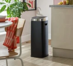 Habitat 30 Liter Square Touch Top - Black -Home Sales Store 9212600 R Z001C