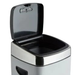 Habitat 30 Litre Square Touch Top Bin - Gunmetal 10 Habitat 30 Litre Square Touch Top Bin - Gunmetal -Home Sales Store 9212662 R Z003A