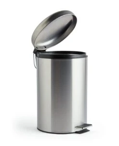 Habitat 12 Litre Domed Pedal Bin - Silver -Home Sales Store 9212703 R Z002A