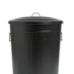 Habitat 49 Litre Trash Can Bin - Black -Home Sales Store 9212882 R Z004A