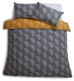 Habitat Industrial Geo Grey Reversible Bedding Set - Single 12 Habitat Industrial Geo Grey Reversible Bedding Set - Single -Home Sales Store 9281318 R Z002A