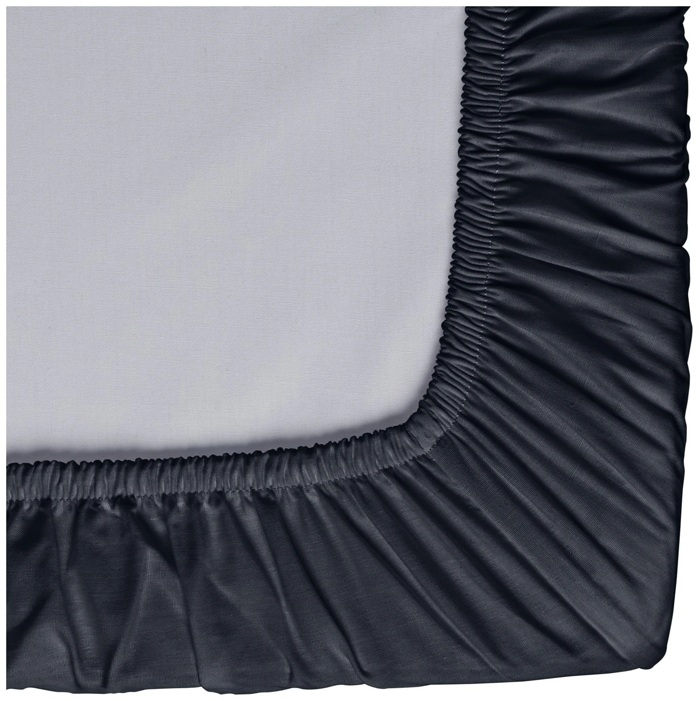 Habitat Pure Cotton 200TC Navy Fitted Sheet - Single 4 Habitat Pure Cotton 200TC Navy Fitted Sheet - Single - Image 2