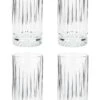 Habitat Pressed Set Of 4 Hi Ball Glasses -Home Sales Store 9298813 R Z001A