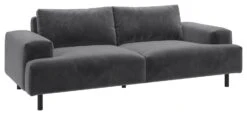 Habitat Julien Velvet 3 Seater Sofa - Grey -Home Sales Store 9301542 R Z008A