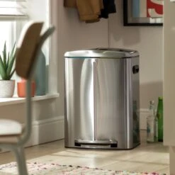 Habitat 40 Litre Recycling Bin - Stainless Steel 8 Habitat 40 Litre Recycling Bin - Stainless Steel -Home Sales Store 9307498 R Z001C