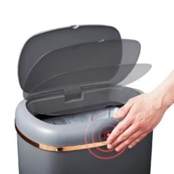 Tower 58 Liter Cavaletto Sensor Bin - Grey -Home Sales Store 9308899 R Z003A