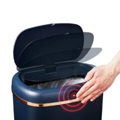 Tower 58 Liter Cavaletto Sensor Bin - Blue -Home Sales Store 9308916 R Z003A