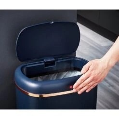 Tower 58 Liter Cavaletto Sensor Bin - Blue -Home Sales Store 9308916 R Z006A