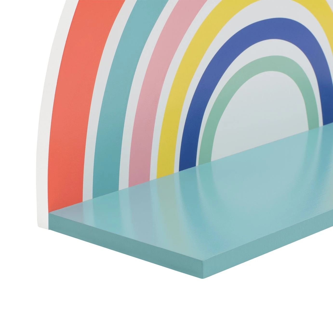 Habitat MDF Rainbow Wall Shelf - Multicoloured 5 Habitat MDF Rainbow Wall Shelf - Multicoloured - Image 3