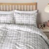 Habitat Spot Print Grey Bedding Set - Single -Home Sales Store 9311350 R Z001A