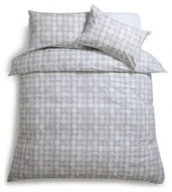 Habitat Spot Print Grey Bedding Set - Single -Home Sales Store 9311350 R Z004A