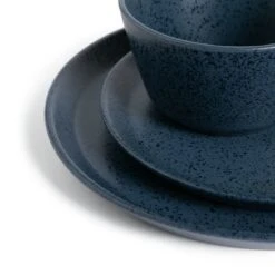 Habitat Addison 12 Piece Stoneware Dinner Set - Blue -Home Sales Store 9311446 R Z004A