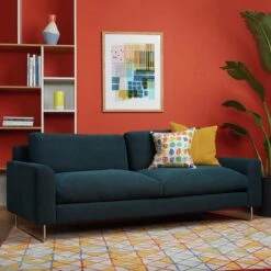 Habitat Lyle Leather 2 Seater Sofa - Tan -Home Sales Store 9325171 R Z001C