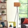 Habitat Tripod Floor Lamp - Mustard And Chrome -Home Sales Store 9336335 R Z001A