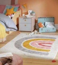 Habitat Kids Rainbow Tufted Flatweave Cotton Rug -120x170cm 10 Habitat Kids Rainbow Tufted Flatweave Cotton Rug -120x170cm -Home Sales Store 9338302 R Z001C