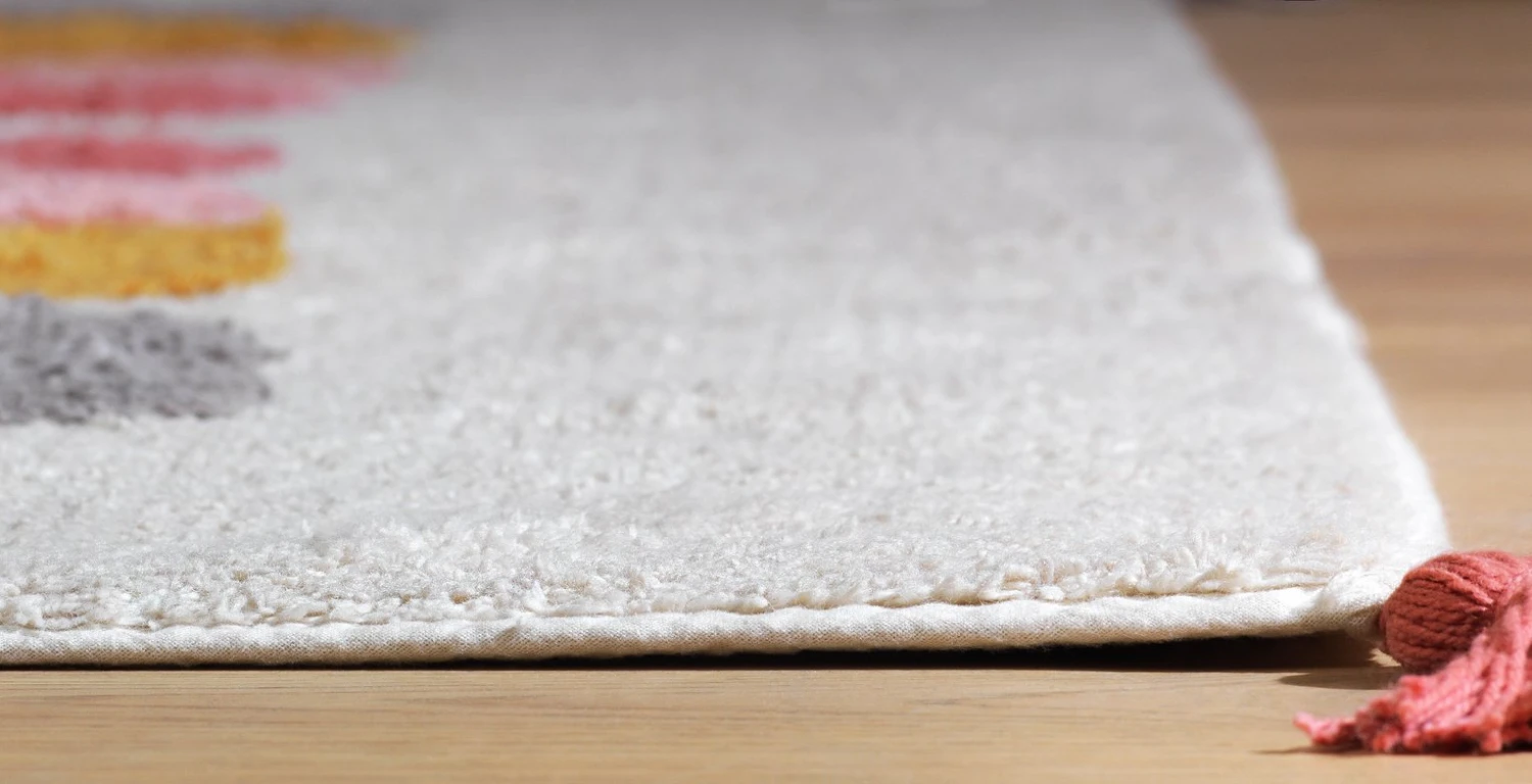 Habitat Kids Rainbow Tufted Flatweave Cotton Rug -120x170cm 8 Habitat Kids Rainbow Tufted Flatweave Cotton Rug -120x170cm - Image 6