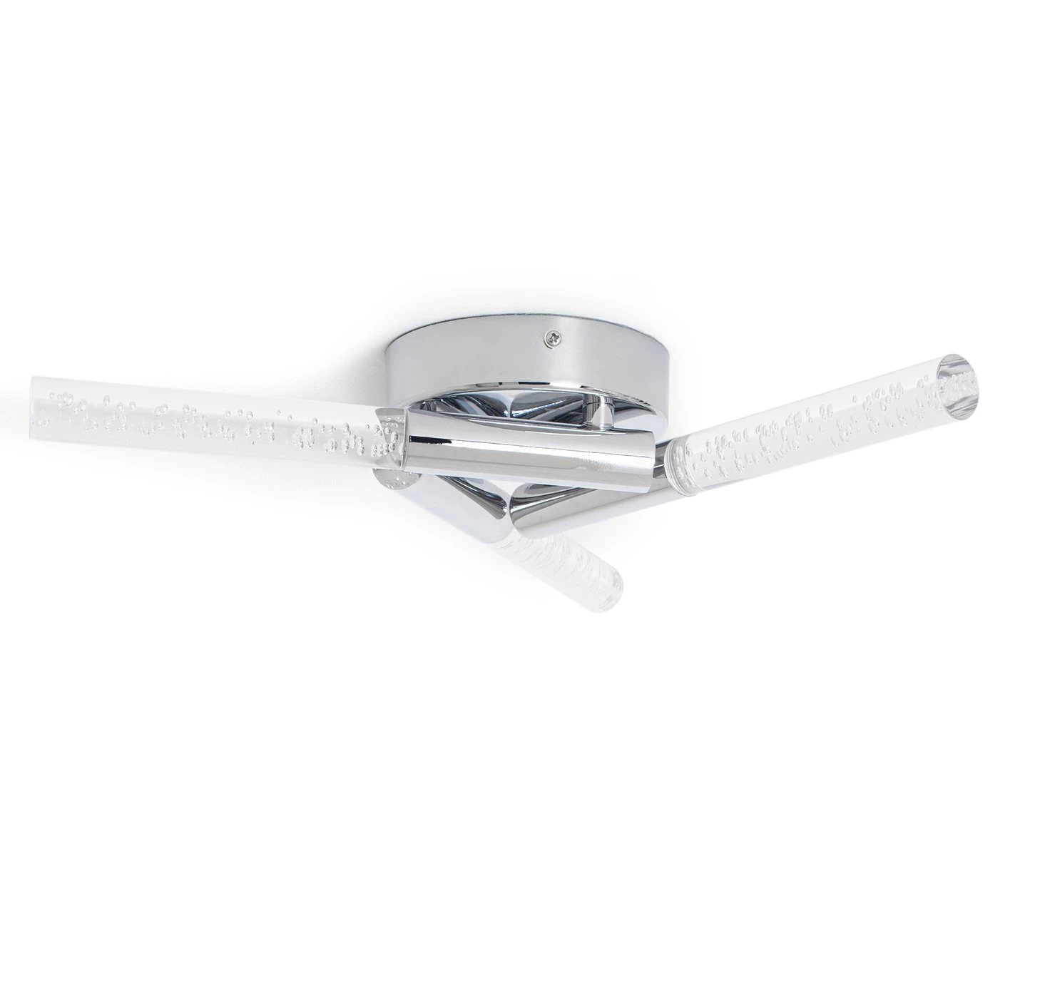Habitat Bubble 3 Light Flush To Ceiling Light - Chrome 4 Habitat Bubble 3 Light Flush To Ceiling Light - Chrome - Image 2