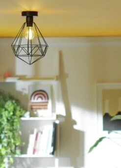 Habitat Kanso Flush To Ceiling Light - Matt Black -Home Sales Store 9340187 R Z002C