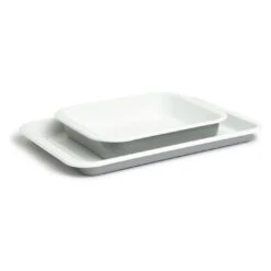 Habitat Set Of 2 Enamel Oven Tray Roaster Set -Home Sales Store 9340462 R Z003A